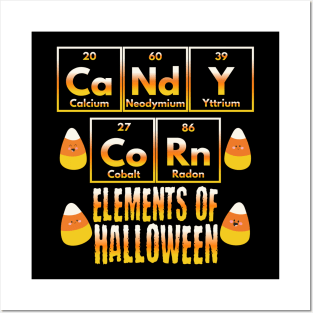 Candy Corn Periodic Table of Elements design Posters and Art